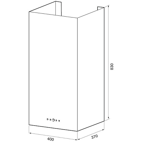 Дизайнерская вытяжка DITA R 400