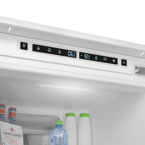 Встраиваемый холодильник NO FROST с инвертором MAUNFELD MBF193NFWGR Inverter