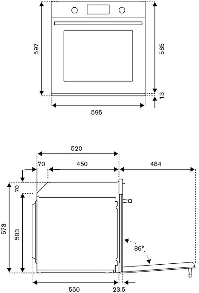 Духовой шкаф bertazzoni f609modesx