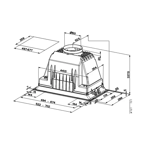 Вытяжка Faber INKA PLUS HCS A70