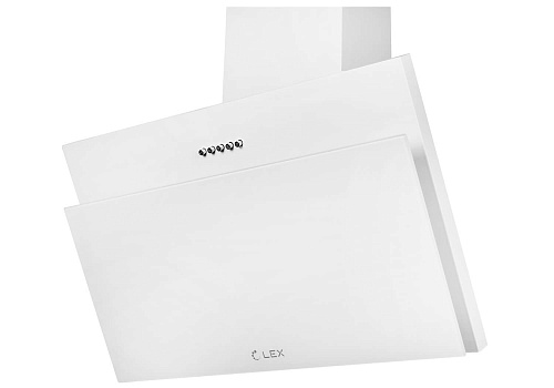 Наклонная вытяжка LEX Luka 600 White