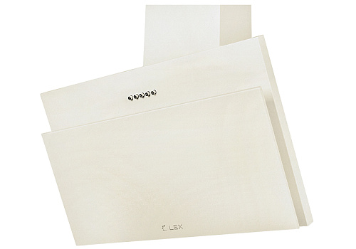 Наклонная вытяжка LEX Luka 600 Ivory Light Белый антик