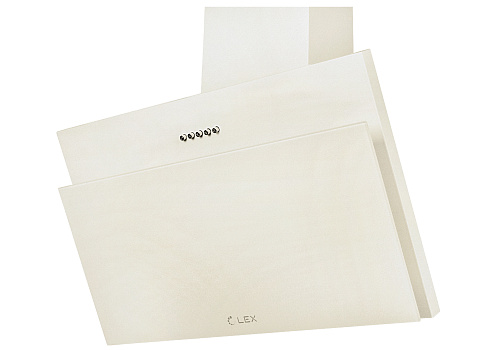 Наклонная вытяжка LEX Luka 600 Ivory Light Белый антик