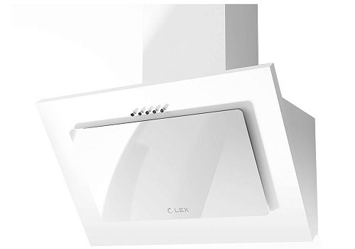 Наклонная вытяжка LEX Mika 600 White