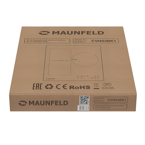 Индукционная варочная панель с объединением зон Bridge Induction MAUNFELD CVI453BK1