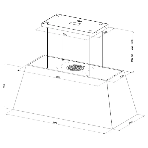 Вытяжка Faber CHLOE XL ISOLA F110