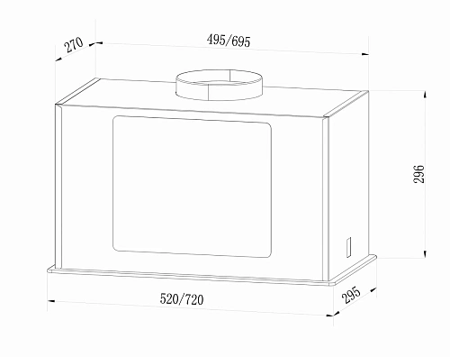 Духовой шкаф встраиваемый LEX EDP 671 IX MAX