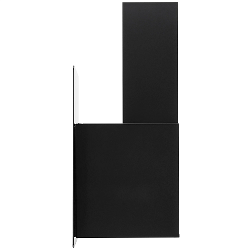 Наклонная вытяжка KRONA DOMENIKA 600 BLACK/INOX S
