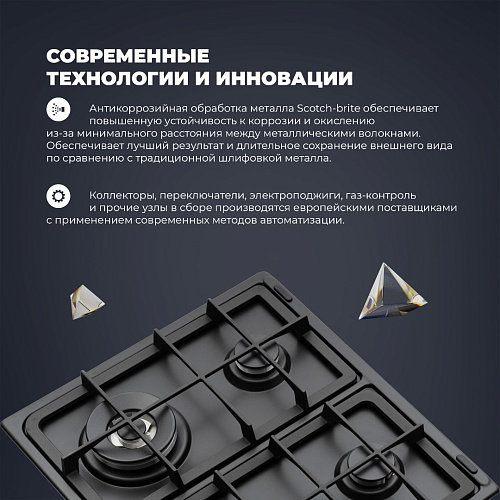 Газовая варочная панель ANF 46 PRO RUS