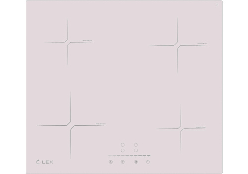 Индукционная панель LEX EVI 640-2 WH