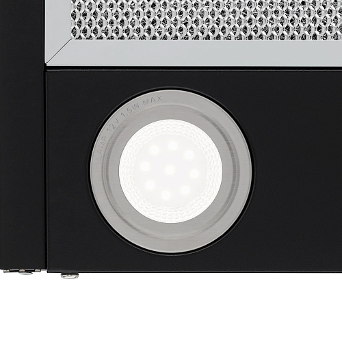 Наклонная вытяжка KRONA DOMENIKA 600 BLACK/INOX S