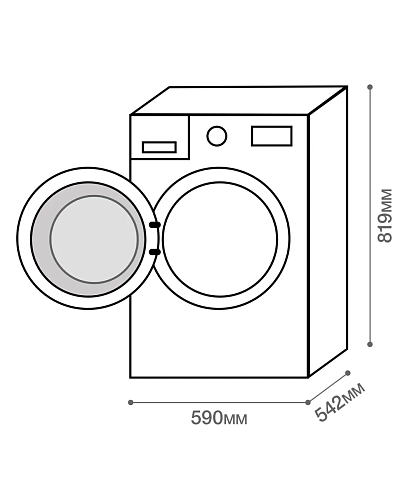 Стиральная машина с функцией сушки Kuppersberg WDM 560