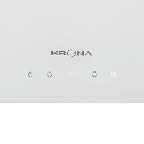 Наклонная вытяжка KRONA CLEMENTINA 600 white S