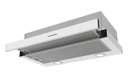 Телескопическая вытяжка встраиваемая  SLIMDUAL 60 W