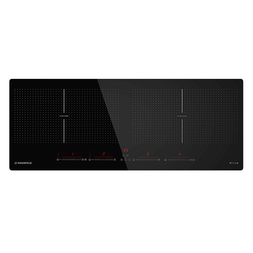 Индукционная варочная панель с двумя Flex Zone и Booster MAUNFELD CVI904SFLBK Inverter
