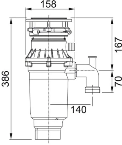 Измельчитель Franke Turbo Elite TE-75 S