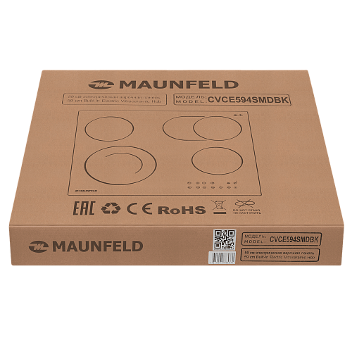 Электрическая варочная панель MAUNFELD CVCE594SMDBK
