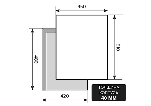 Газовая панель LEX GVG 431 BL