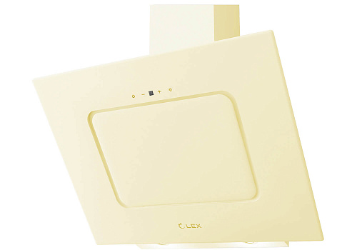 Наклонная вытяжка LEX Luna 600 Ivory