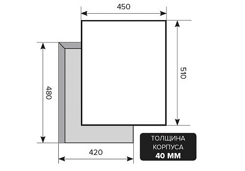 Газовая панель LEX GVG 430 BL