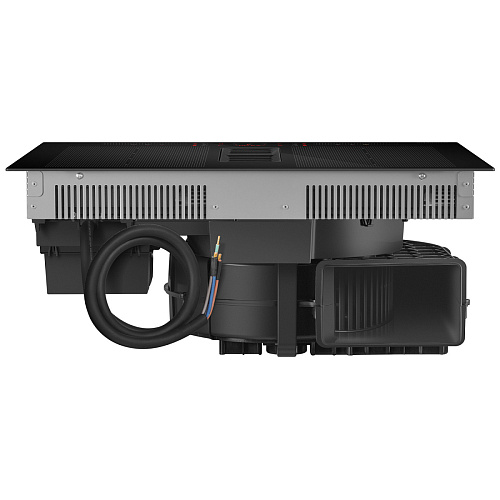 Индукционная варочная панель с интегрированной вытяжкой и Flex Zone MAUNFELD MIHC604SF2BK
