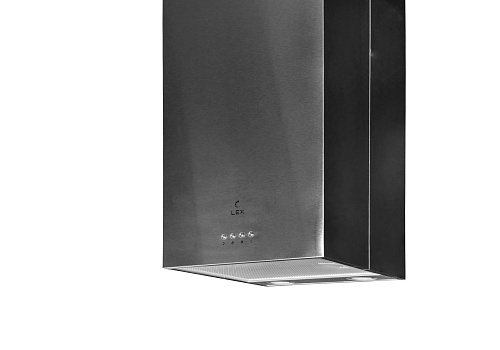 Островная вытяжка LEX Tubo Quattro Isola 350 Inox