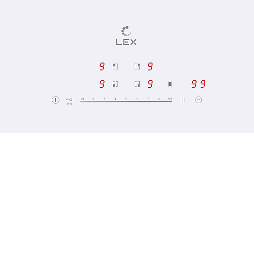 Индукционная панель LEX EVI 641B WH