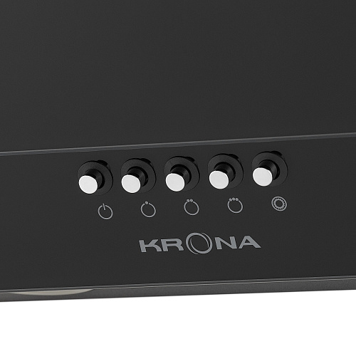 Наклонная вытяжка VENERA 600 BLACK PB