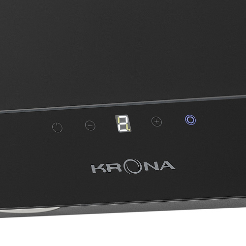 Наклонная вытяжка VENERA 600 black S