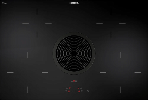 Cтеклокерамическая варочная панель Hyper BORA BHU (гипермощность) с встроенной вытяжкой – рециркуляция