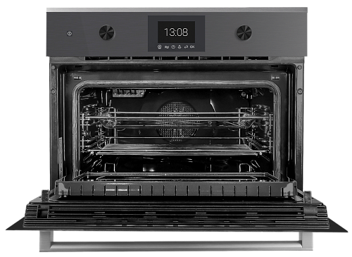 Компактный духовой шкаф с микроволнами Kuppersbusch CBM 6350.0 GPH 6 Black Steel
