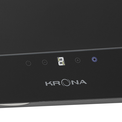 Наклонная вытяжка VENERA 600 black S