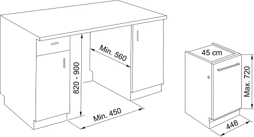 Посудомоечная машина FRANKE FDW 4510 E8P E