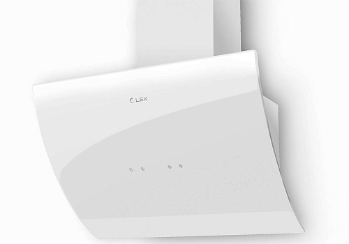 Наклонная вытяжка LEX Plaza 600 White