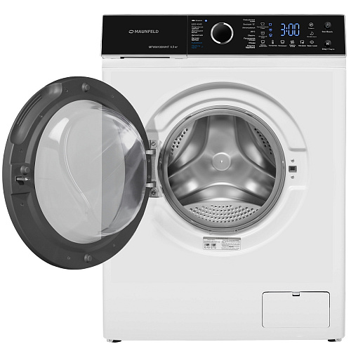 Стиральная машина c инвертором и паром MAUNFELD MFWM106IWHT