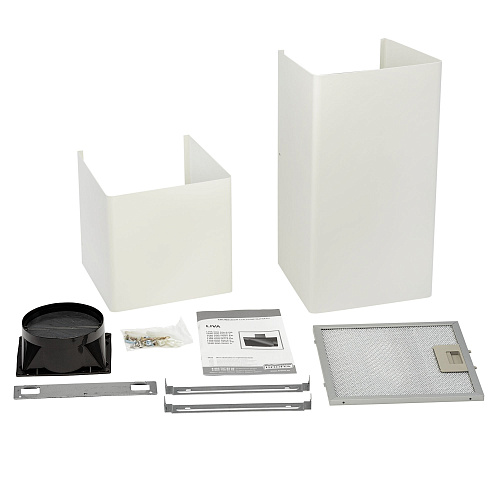 Наклонная вытяжка LIORA 600 white S