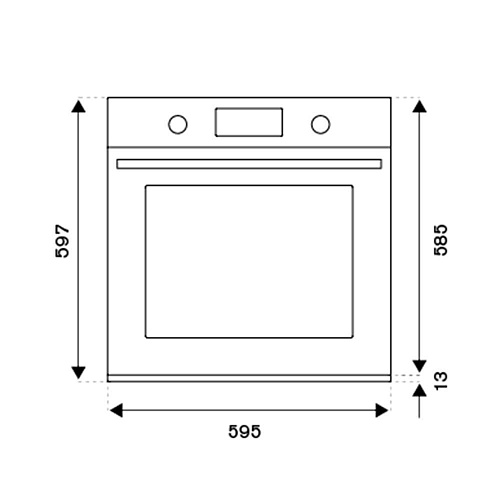 Духовой шкаф Bertazzoni F609PROESX