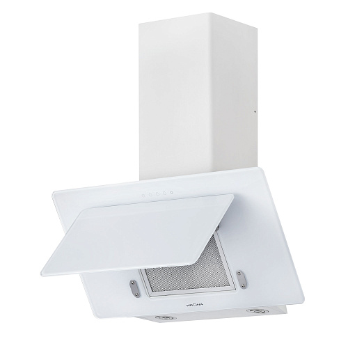 Наклонная вытяжка LIVA 600 white S