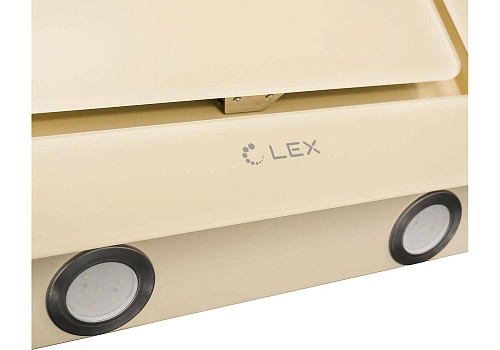Наклонная вытяжка LEX Luna 600 Ivory