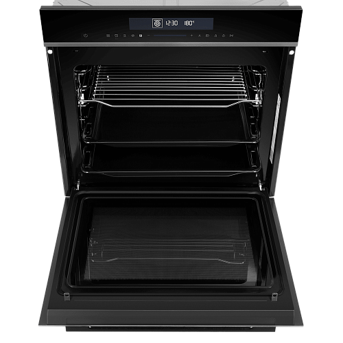 Шкаф духовой электрический с СВЧ MAUNFELD MEOR7217SMB