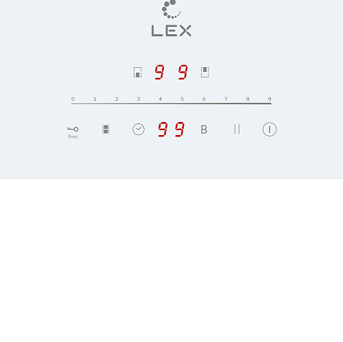 Индукционная панель LEX EVI 321A WH