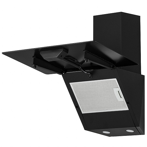 Наклонная вытяжка POLLY 600 BLACK PB