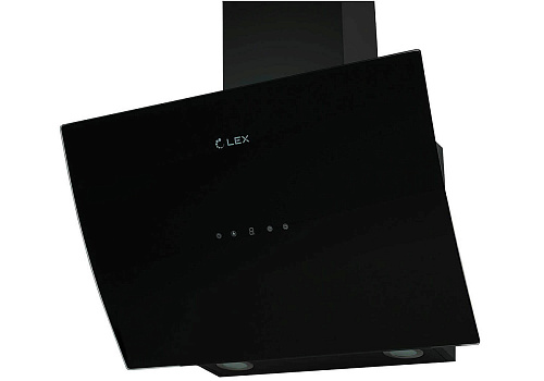 Наклонная вытяжка LEX Plaza 600 Black