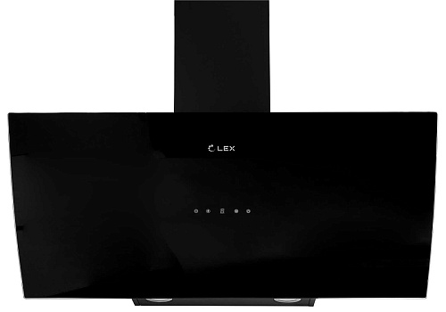 Наклонная вытяжка LEX Plaza 900 Black