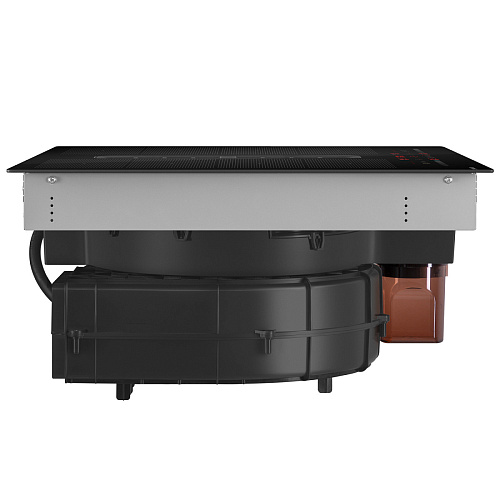 Индукционная варочная панель с интегрированной вытяжкой и Flex Zone MAUNFELD MIHC604SF2BK