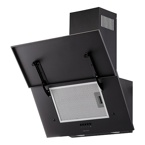Наклонная вытяжка Olly 600 black PB