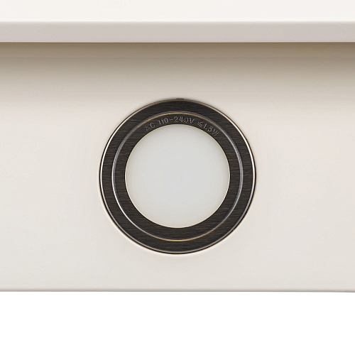 Наклонная вытяжка Olly 600 ivory PB