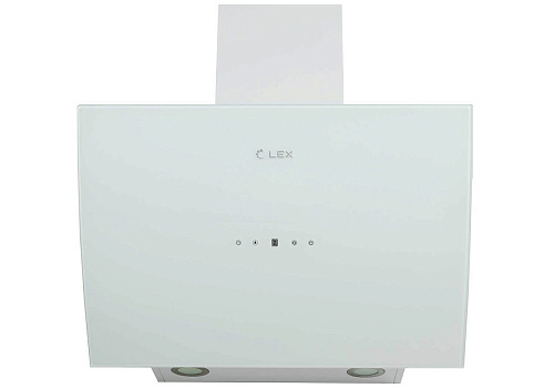 Наклонная вытяжка LEX Plaza 600 White