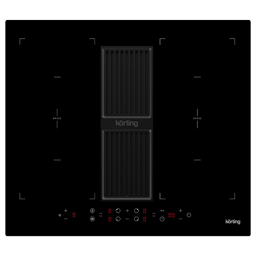 Индукционная варочная панель с интегрированной вытяжкой Korting HIBH 68980 NB