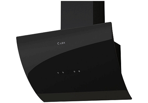 Наклонная вытяжка LEX Plaza 600 Black
